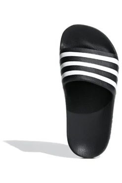 Adidas Adilette Aqua K – Schwarze Pantoletten mit goldenen Details