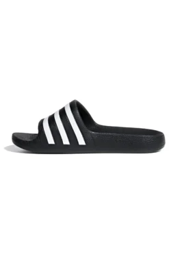 Adidas Adilette Aqua K – Schwarze Pantoletten mit goldenen Details