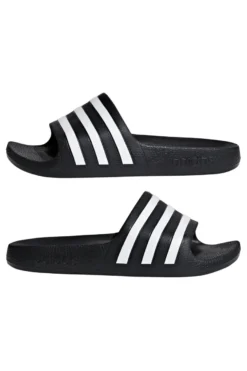 Adidas Adilette Aqua K Schwarze Gummipantoffeln