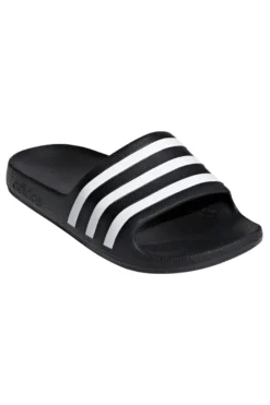Adidas Adilette Aqua K Schwarze Gummipantoffeln