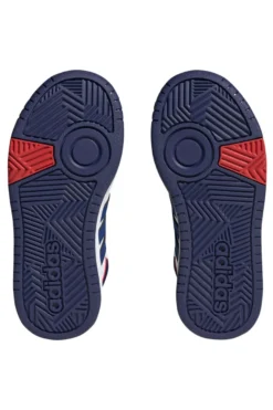 Adidas Hoops 3.0 Mid K Weiße hohe Turnschuhe