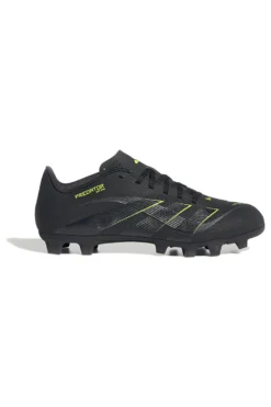 Adidas Predator Club FG/MG Schwarze Fußballschuhe mit Limettendetails