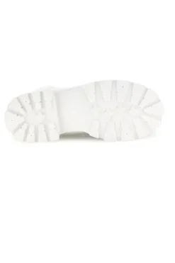 Anfibi bianchi platform tomaia ricamata Freddy S2617FY7691