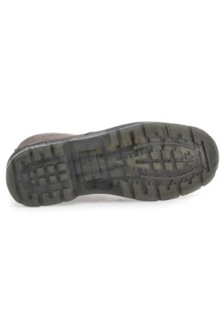 Anfibi marroni stringati zip laterale Gas GAM521551