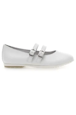 Ballerine Bianche Con Cinturini Laura Biagiotti AG17071