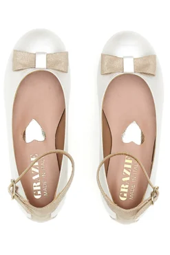 Ballerine Bianche con Fiocco Graie Girl 409