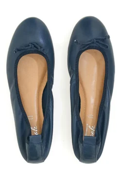 Ballerine Blu In Vera Pelle Pittarello Look 818005