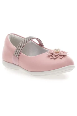 Ballerine con fiore e strass rosa ENERGY E702