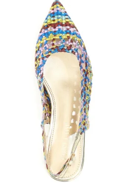 Ballerine Multicolor Con Trama Intrecciata First Lady P589