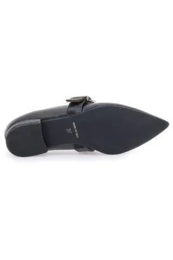 Ballerine nere a punta con cinturino PITTARELLO LOVE 3098