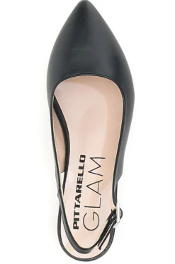 Ballerine Nere a Punta Pittarello Glam 3883