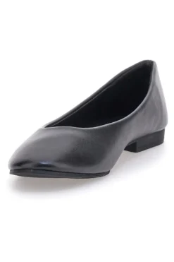 Ballerine nere basic in materie sintetiche The First IDEA06