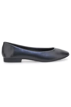 Ballerine nere basic in materie sintetiche The First IDEA06