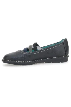 Ballerine Nere Con Elastici Prima Riga 19496FRUIT