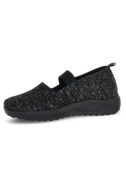 Ballerine nere con fascia elastica Canguro CA1214