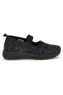 Ballerine nere con fascia elastica Canguro CA1214