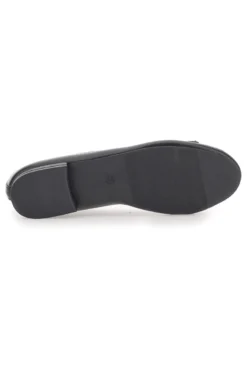 Ballerine Nere con Fibbia Decorativa Oro THE FIRST IDE172