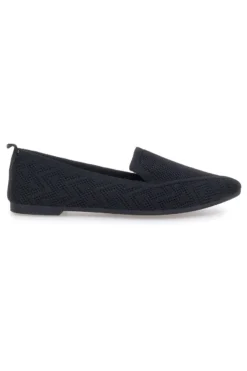 Ballerine nere in tessuto con soletta morbida The First PRE1