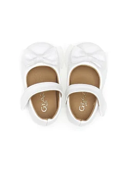 Ballerine Primi Passi Bianche con Cinturino GRAZIE GIRL 39G2501S