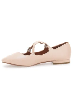 Ballerine rosa con cinturini The First IDEA02