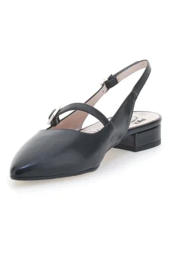 Ballerine Slingback Nero Con Cinturino Frontale PITTARELLO GLAM 2888