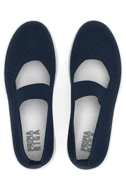 Ballerine Sportive Navy In Tessuto da Donna Prima Riga 430