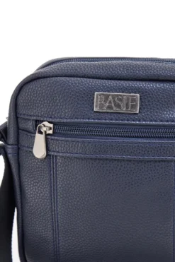 Basile BASILE BA520-1 Schultertasche in Hammerschlagoptik, blau