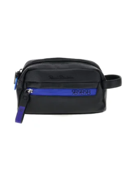Beauty Case Nero con Dettaglio Blu Renato Balestra 62140/XS/SRBU6