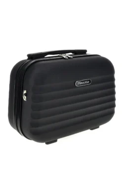 Beauty case nero rigido con tracolla Prima riga Pr194