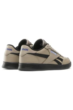 Beigefarbene Sneaker mit Reebok Court Advance-Obermaterial aus Leder