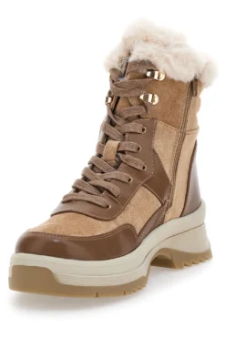 Beige Stiefeletten mit warmer Innenausstattung Altemberg 15222K17