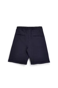 Bermuda blu tessuto in morbida maglia piqué con coulisse Pittarello Tierra pt-m-t-9076
