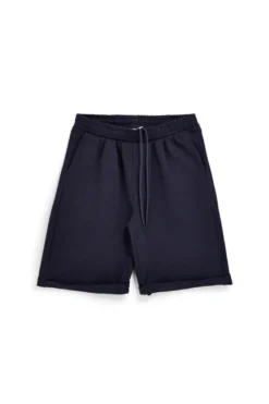 Bermuda blu tessuto in morbida maglia piqué con coulisse Pittarello Tierra pt-m-t-9076