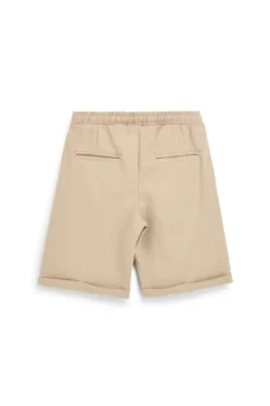 Bermuda in morbida maglia piqué beige con coulisse Pittarello Tierra pt-m-t-9075