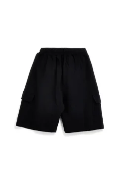Bermuda nero in cotone con tasche laterali Boardman Alpha8