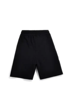 Bermuda nero in cotone con tasche laterali Abarth AH24SS005