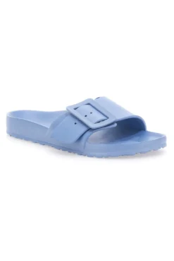 Blaue Hausschuhe mit Maxi-Schnalle 2T2L 931