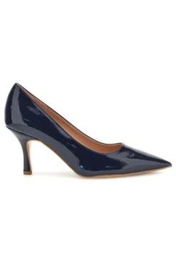 Blaue Lackleder Pumps Pittarello couture 6418