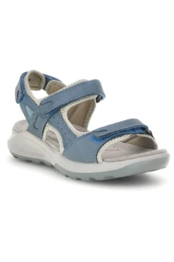 Blaue Sandalen mit Ledereinlegesohle Fly dinamic FD43