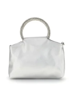 Borsa argento con manico gioiello Nbg SERA/1281