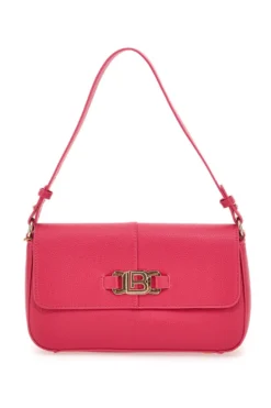 Borsa a Spalla Fucsia con Plancetta Dorata Laura Biagiotti 121-3