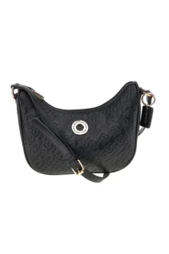 Borsa a spalla nero con tracolla regolabile Cotton belt 19,012,B015