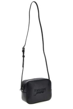 Borsa a Tracolla Nera con Logo in Rilievo Tommy Jeans 18451