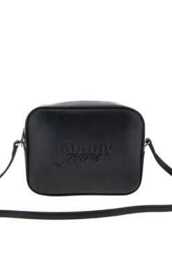 Borsa a Tracolla Nera con Logo in Rilievo Tommy Jeans 18451