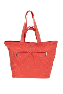 Borsa corallo fantasia con manici Naj-oleari 61476/MIAP2