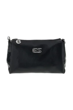 Borsa nera a tracolla compatta Emma spagnesi PU1461