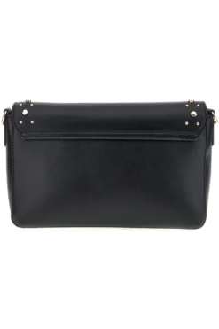 Borsa nera borchie e tracolla Guido vietri K30,376,B016