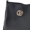Borsa nera con dettagli trapuntati Guido Vietri K30,369,B015