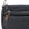 Borsa nera con manico corto e tracolla inclusi First Lady SL 18852