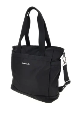 Borsa nera con tracolla e manici Me & me 2331
